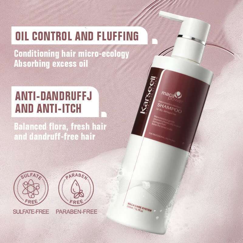 Karseell 500Ml Argan Oil Herbal Extract Moisturizing Smooth Shampoo For Dry And Damaged Hair