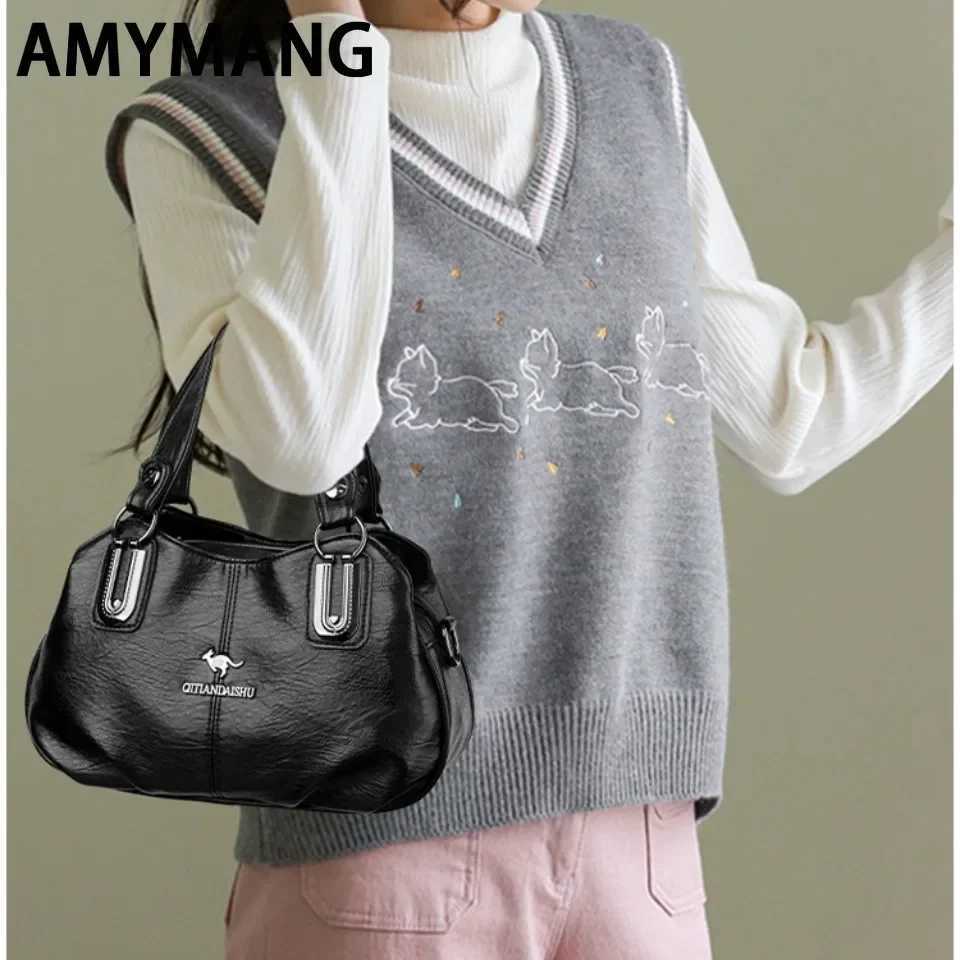 Luxury Handbags 3 Layers Large Capacity High Quality Designer Handbags Soft Leather Ladies Shoder Crossbody Bag for Wen Sac Z250514