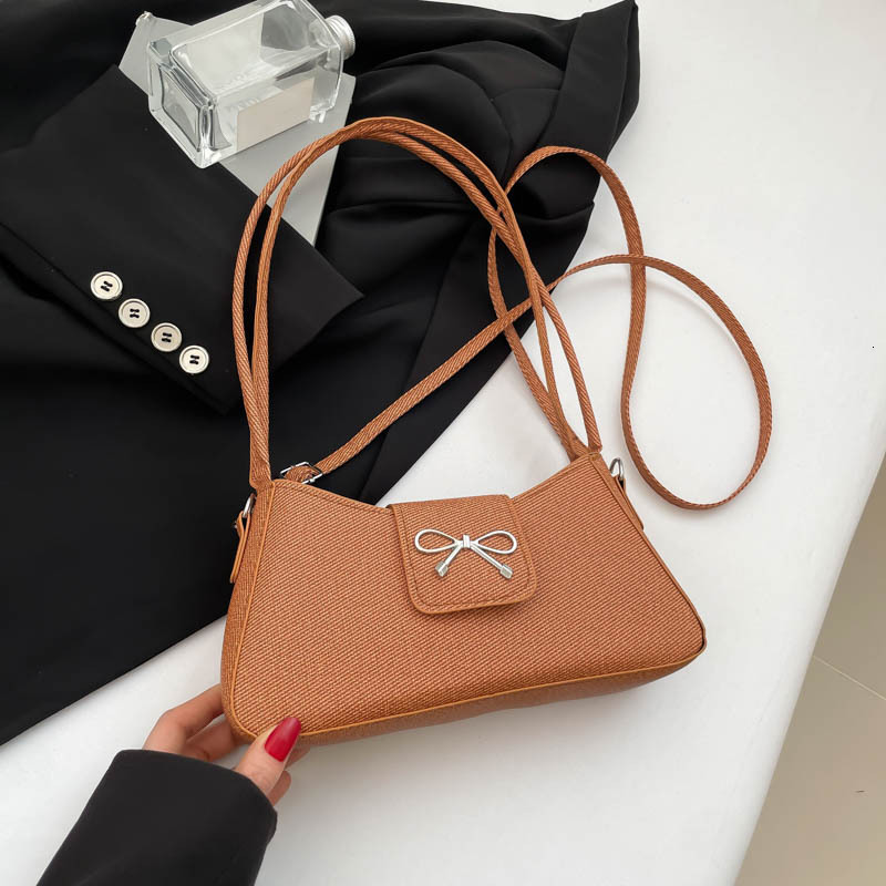 Butterfly Bow Trendy Niche Highend Luxury Bag French Stick 2025 Spring New Women's Fashion Single New Free Delivery Designer Bag Shoulder Casual 