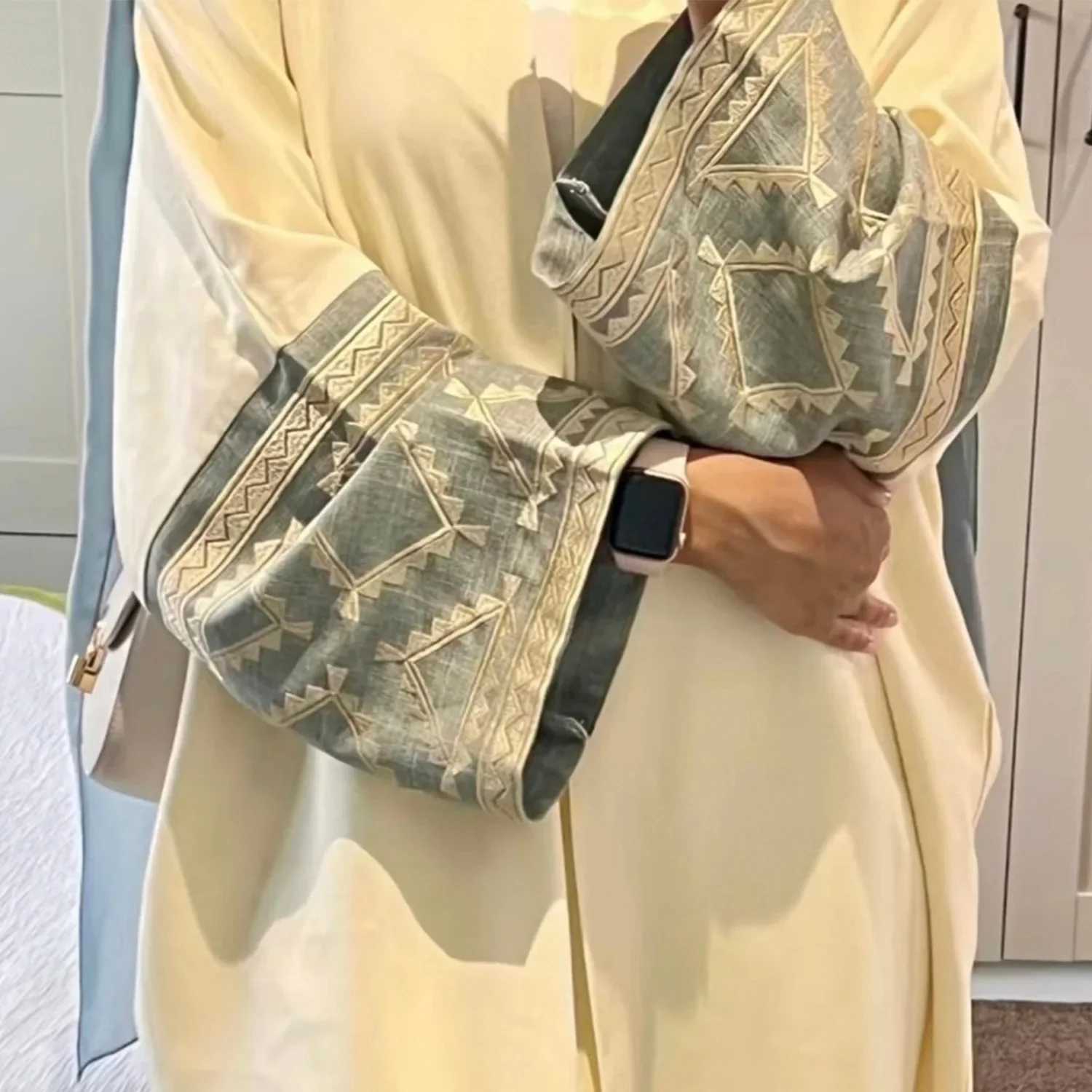 Ramadan Eid Embroidered Open Kimono Abaya Dubai Luxury Muslim Abayas For Women Kaftan Dress Islam Clothing Robe Femme Ka X250514