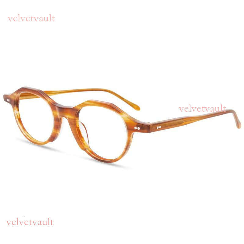 New Summer Round Polygonal Frame Male and Female Optical Glasses 9628
