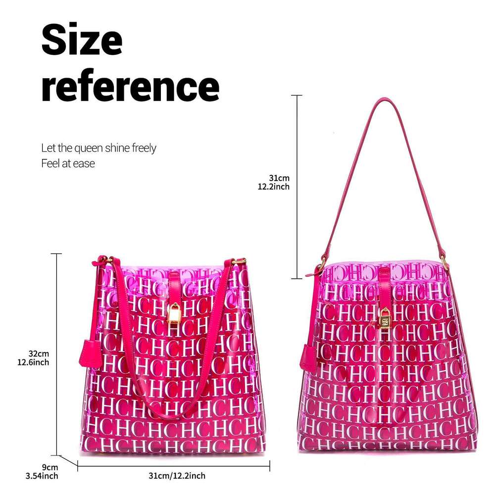 chch womens handbag summer letter printing waterproof beach bun mother shopping bag 250513