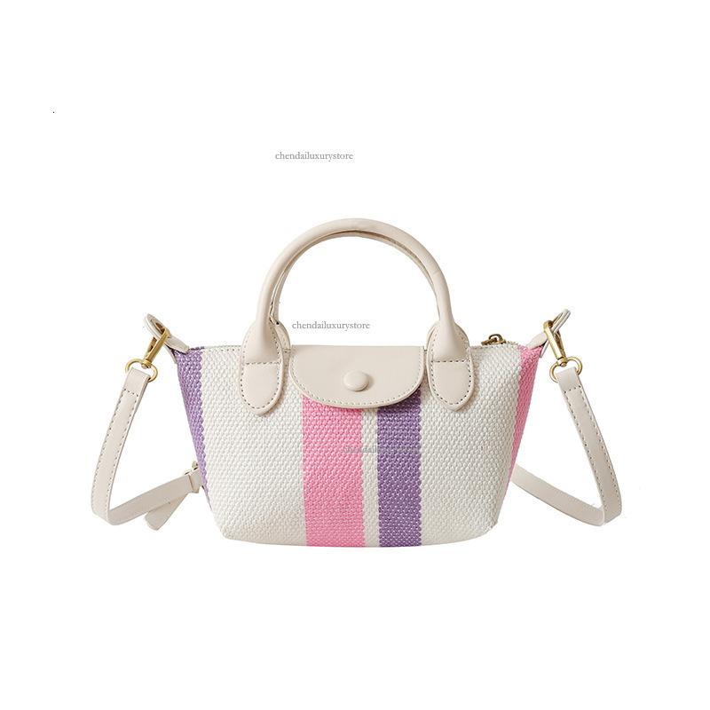 2025 Free Shipping Designer Women's Bag Shoulder Bag Summer New Tote Pattern Handbag High Quality Fashion Casual Crossbody Bag Makeup Bag