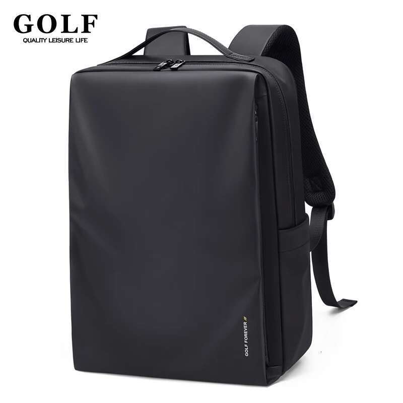 GOLF Men's Backpacks Oxford Waterproof Laptop Backpack with Water Bottle Pockets 15 6 Office Rectangle Back Pack Bag Big Travel