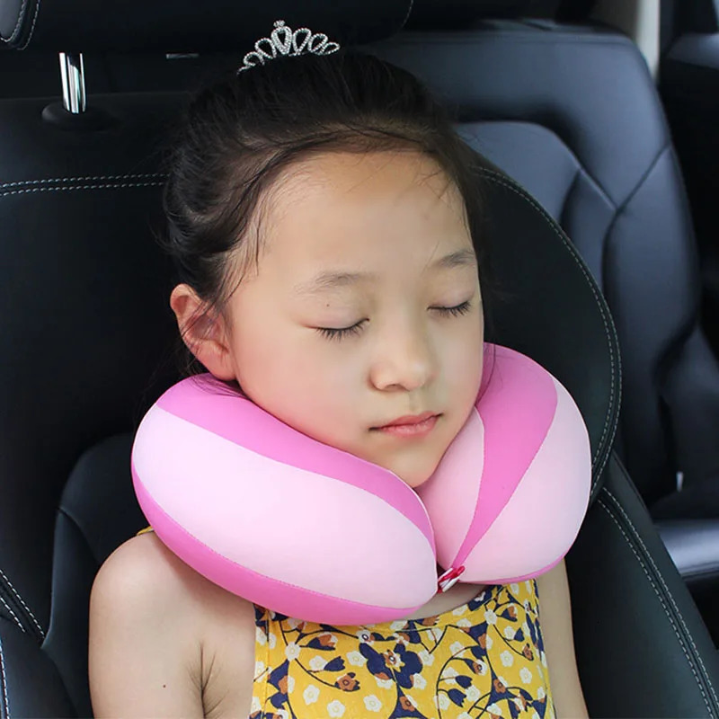 Baby Pillow For borns Travel Neck Pillow U-Shape For Car Headrest Air Cushion Children Car Seat Head Support Infant Baby 250514