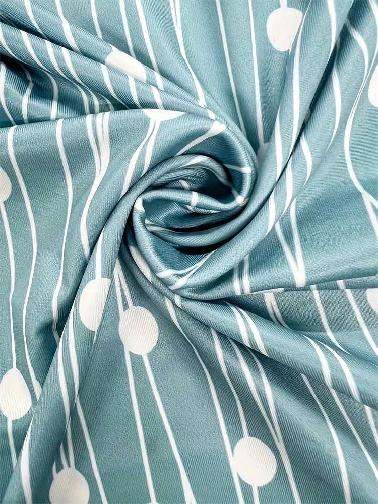 Simple Fashion Womens V-neck Dress Striped Print Womens Dress Summer Loose Comfortable Slit Womens Short-sleeved DressXJ250514