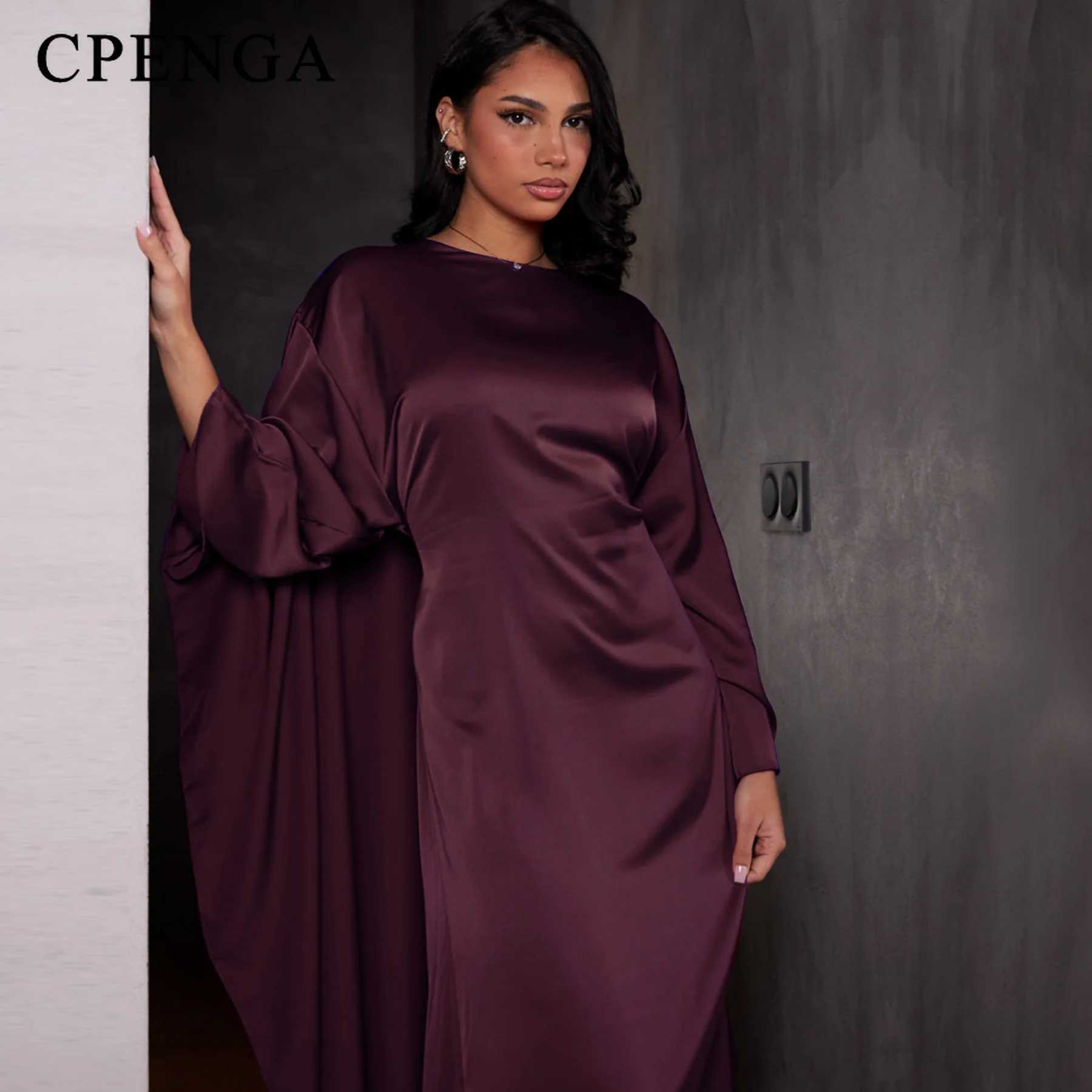 2025 Ramadan Arabic Women Muslim Modest Dress Luxury Dubai Satin Abaya Summer Islamic Party Outfit Fashion Holiday Turkey Robe X250514