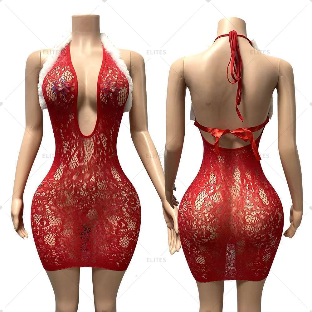 ELITES New Fashion Sex Underwear Sexy Temptation Uniform Christmas Set Role Playing Performance Wear