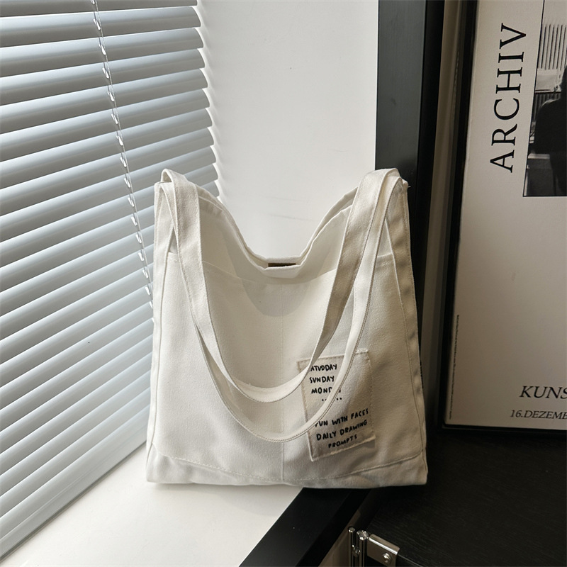 2025 Spring Large Capacity Shopping Tote Versatile New Free Delivery Designer Bag Canvas Shoulder Bag Luxury Bag New Fashionable Handbag Internet Cele