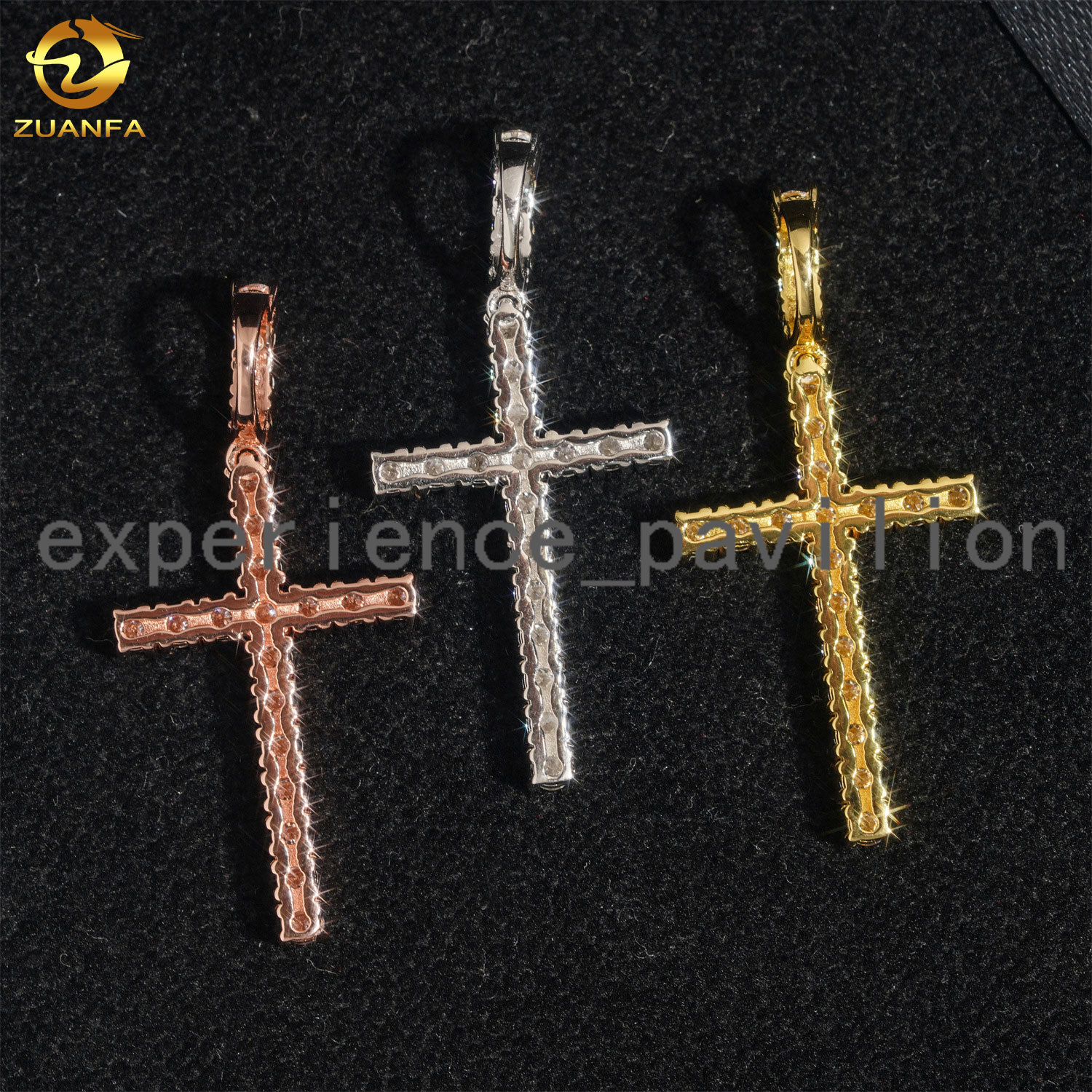 Read Shipping Hip Hop Jewelry Cross Vvs Moissanite Pendant Silver 925 Iced Out Moissanite Iced Out Cross Pendant With Chain