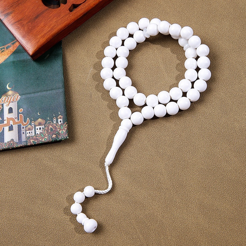 Colorful acrylic Islamic jewelry, Arabic bracelets, Muslim prayer and worship beads, jewelry