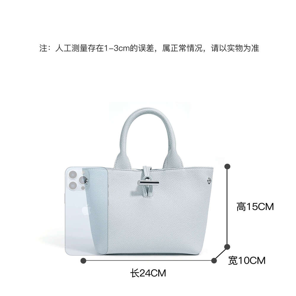 2025 Design New Small Bucket High-End Soft Handbag Versatile Fashion Leather Diagonal Cross Women's Bag