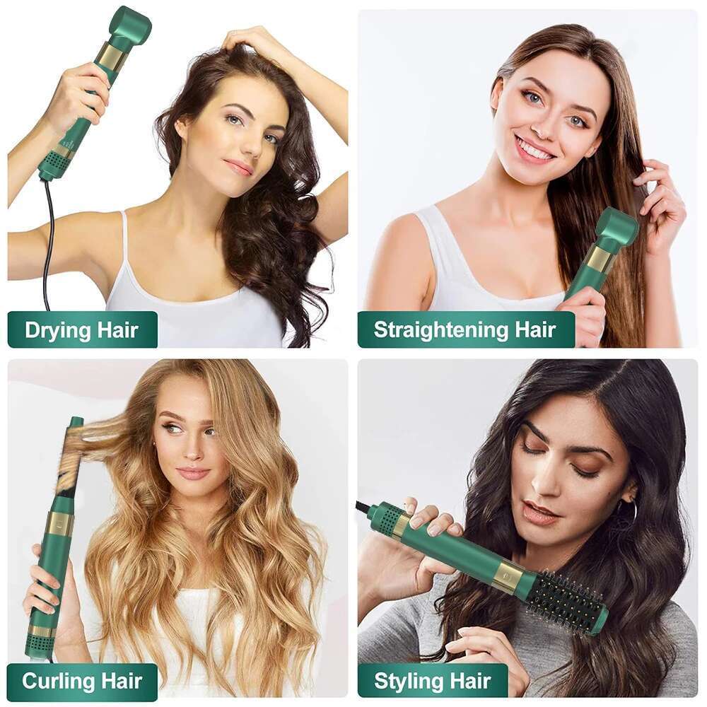 Hair Dryer Brush Detachable 5-in-1 Styling Drying System, Quick Drying, Curl Smoothing & Styling, Automatic Curls