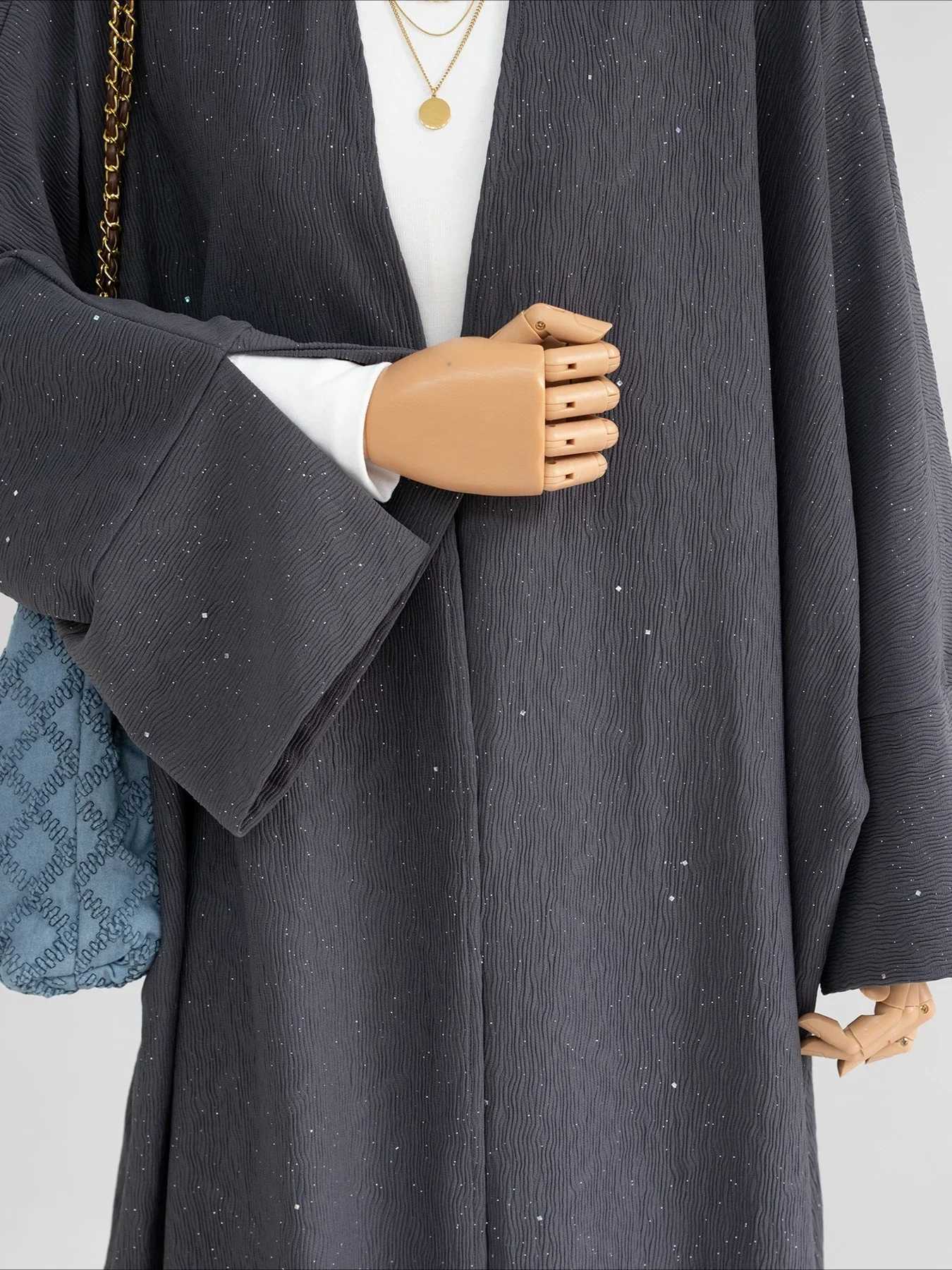 Muslim Open Abaya for Women Modest Dresses Ramadan Eid Arab Cardigan Robe Morocco Dubai Abayas Kaftan Islam Vestidos Jalabiya X250514
