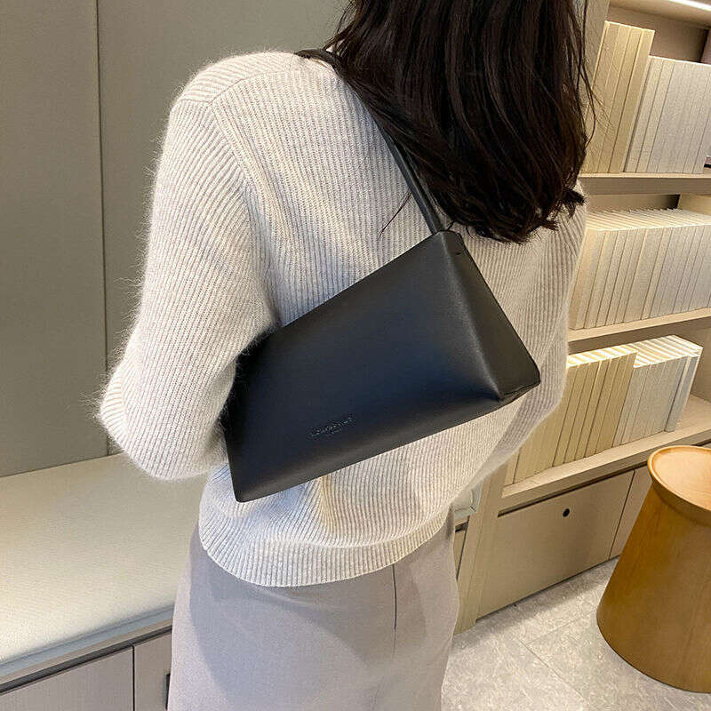 French stick armpit high-end niche design shoulder bag versatile simple square handbag fashionable and trendy women's bag