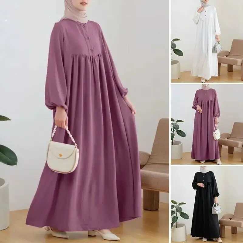 Ramadan Dress Middle East Long Slve Abaya Dubai Muslim Jalabiya Gown Turkey Robe Vestidos Women Casual Clothing S-5XL X250514