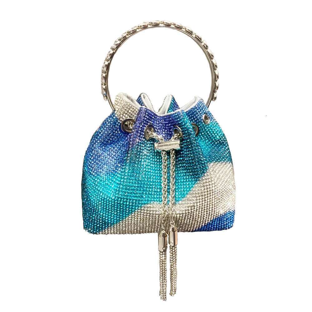 Purses And Handbags For Women Designer Bucket Clutch Purse Evening Banquet Bag Crystal Rhinestone Shoulder Bags