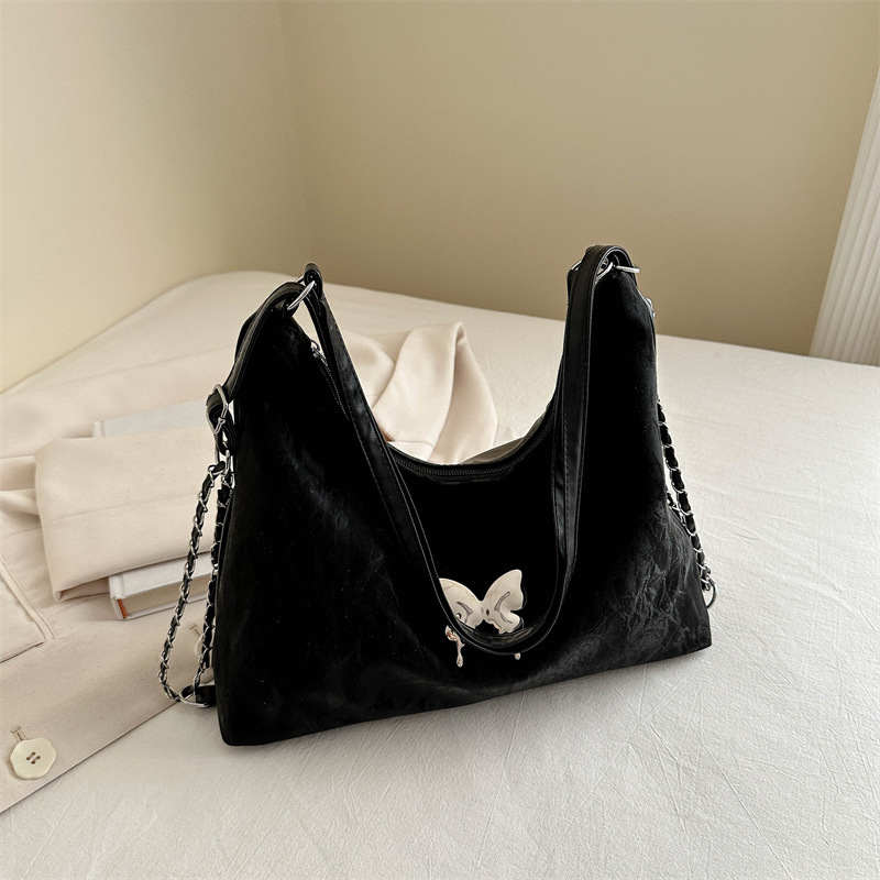 Free Delivery Designer Bag Small Versatile Butterfly Gentle Single Shoulder For Women 2025 Spring And Summer High End Texture Backpack Tote Luxury Bag
