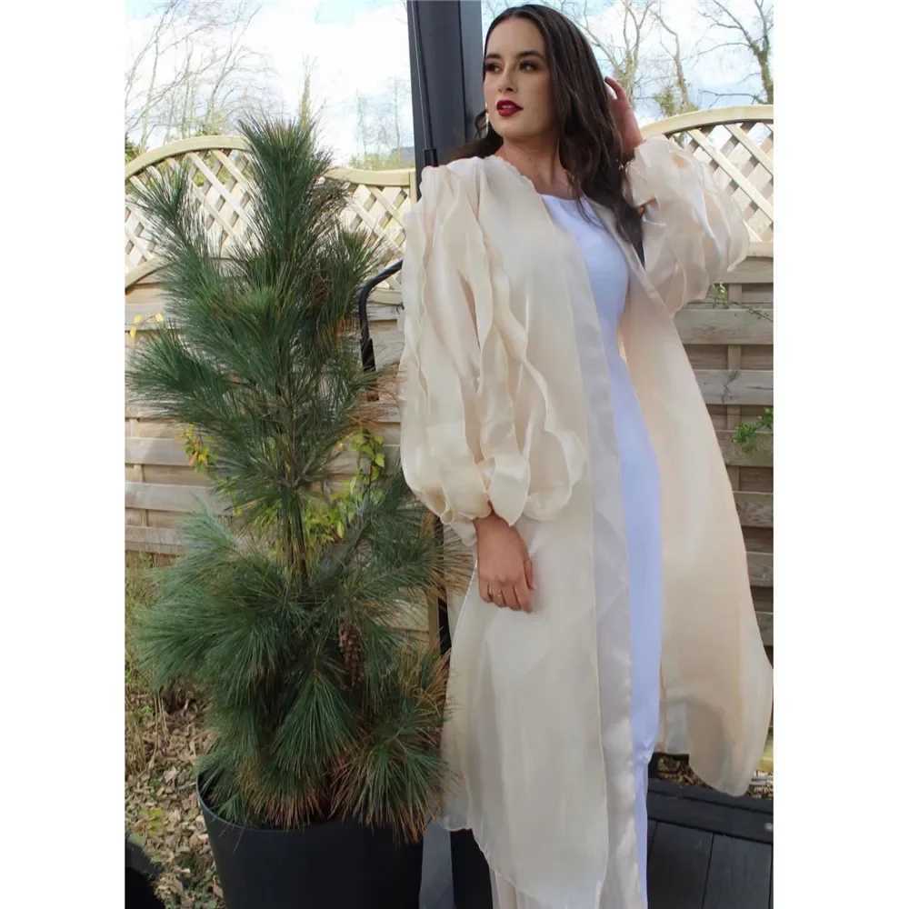 Eid Ramadan Shiny Satin Open Abaya Dubai Turkey Kaftan Women Muslim Dress Kimono Cardigan Islam Robe Party Gown Jalabiya Ka X250514