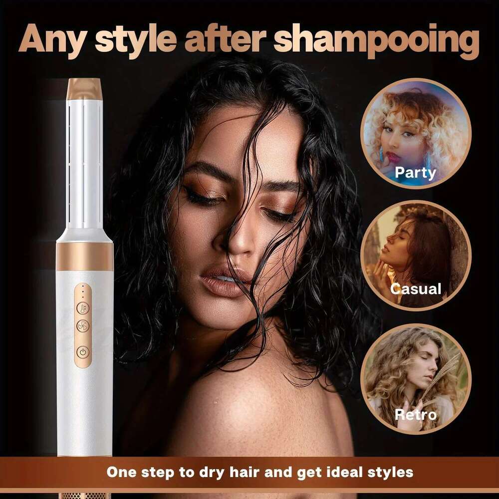 7 in 1 Multi-function High Speed Brushless Noise Reduction Styling Dryer Hair Can Be Exchanged Hot Air Comb