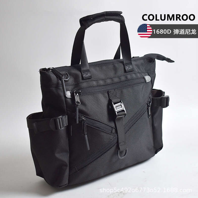 Women's Bags Designer Ballistic Nylon Hand-Held Briefcase Waterproof Large Capacity Handbag Men's Functional Crossbody Bag