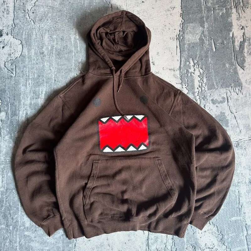 Y2k Haruku Style New Fashion Cartoon Print Hoodie Women Streetwear Vintage Hip-Hop Popular Casual Couple Sports Sweater Tops Designer