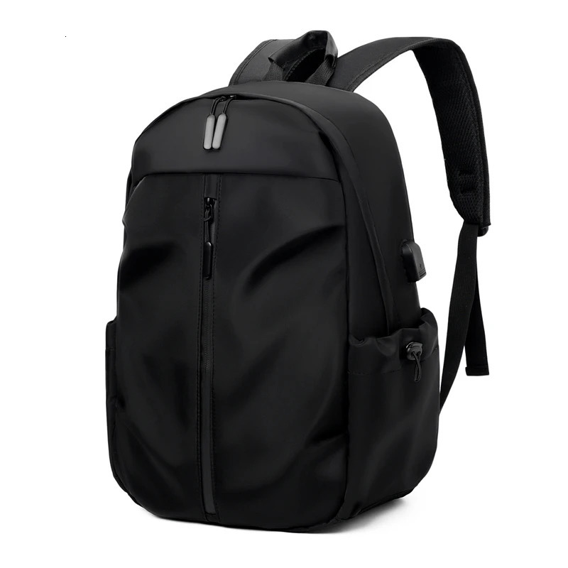 1 14 Inch Large Capacity Leisure Schoolbag Sports Simple Men And Women Universal Computer Backpack With Pendant 250514