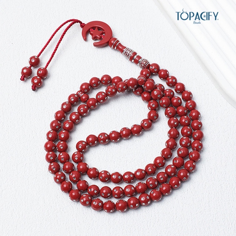 Prayer Tisbiha 99 handmade Arabic prayer beads Muslim jewelry