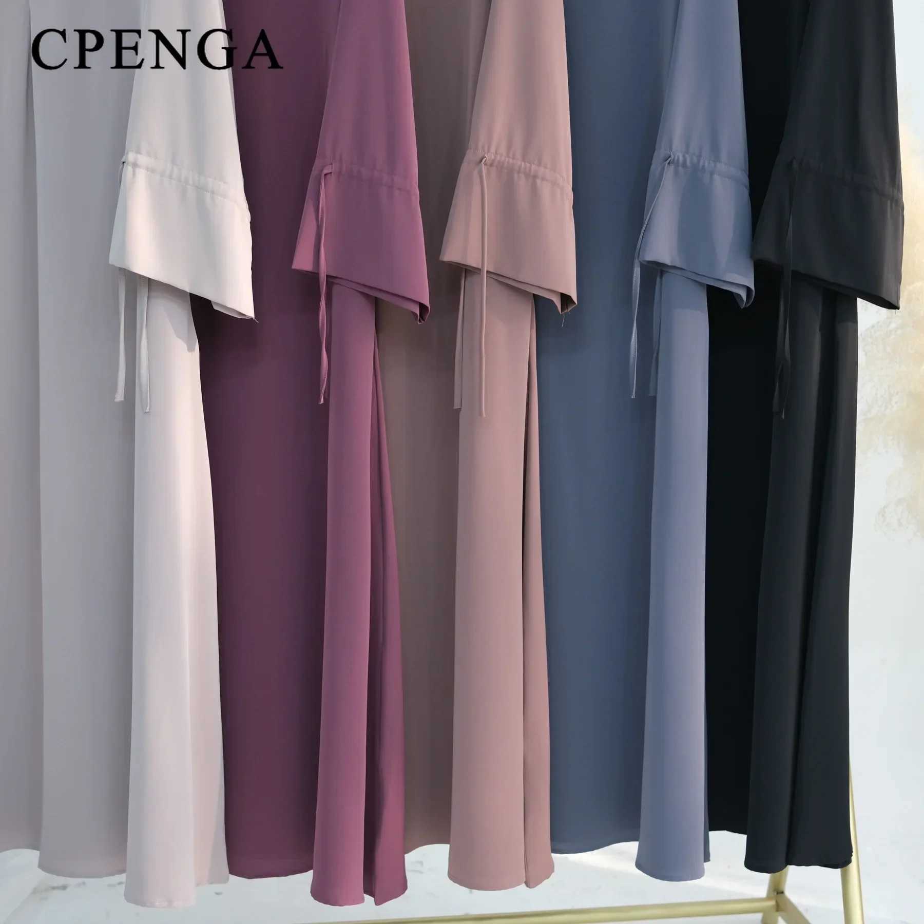 2025 Ramadan Arabic Muslim Woman Modest Dress Elegant Dubai Plain Abaya Islamic Church Clothing Fashion Loose Turkey Solid Robe X250514