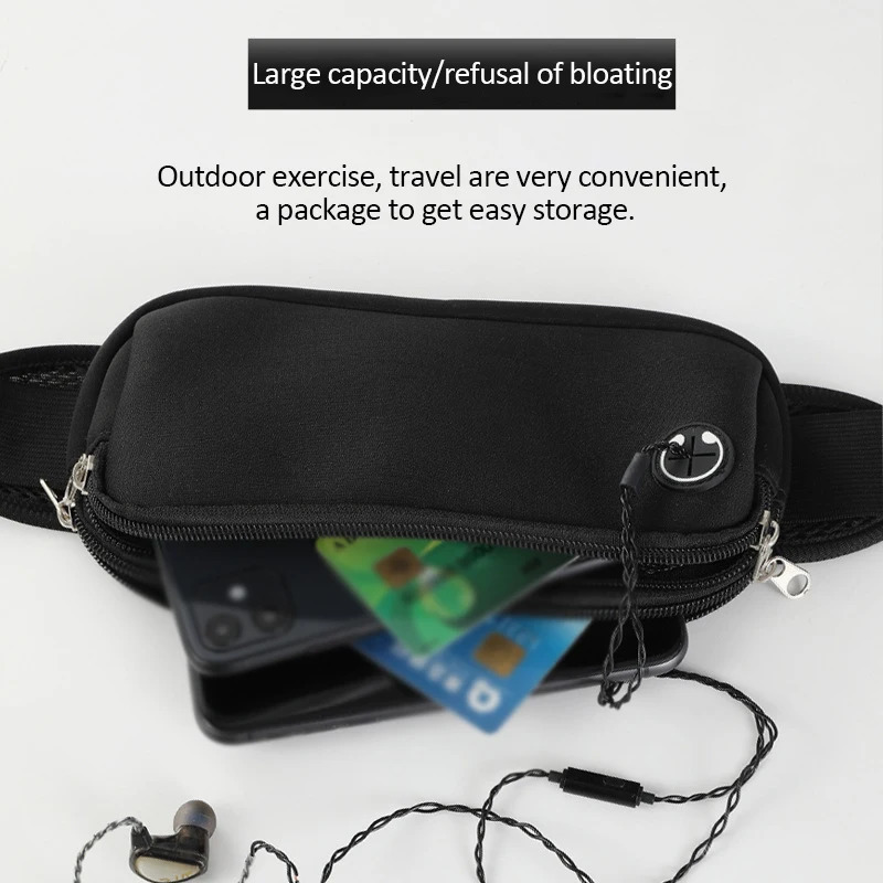 Sports Fanny Pack Women Belt Bag Men Running Waist Mobile Phone Gym Bags Accessories Adjustable Strap 250514