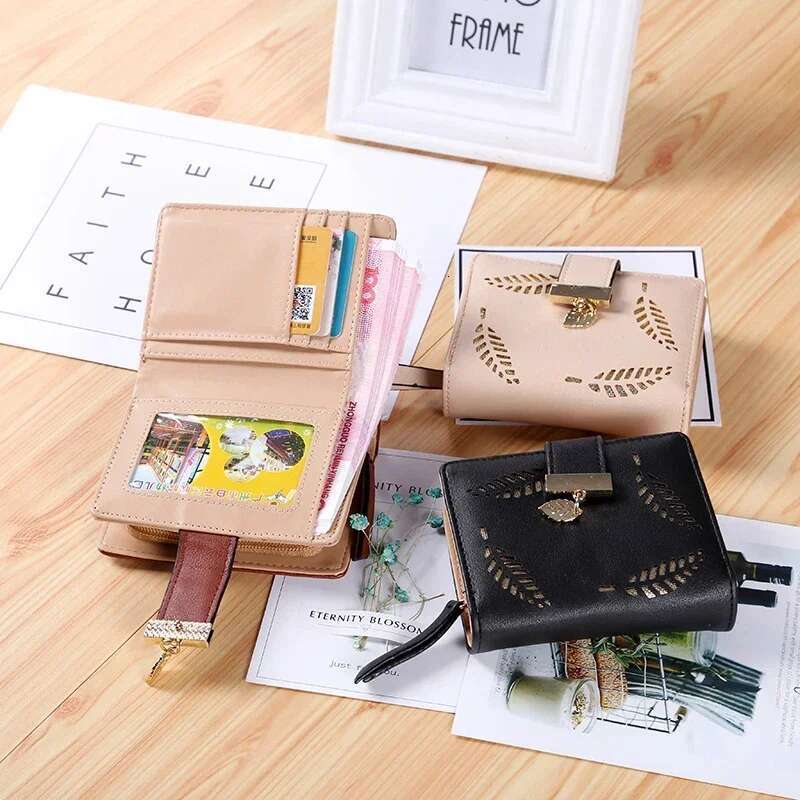 Fashion Women's Wallets Mini Coins Bag Short Purses for Women Cards Holder Wallet Fold Billfold Carteras Para Mujer
