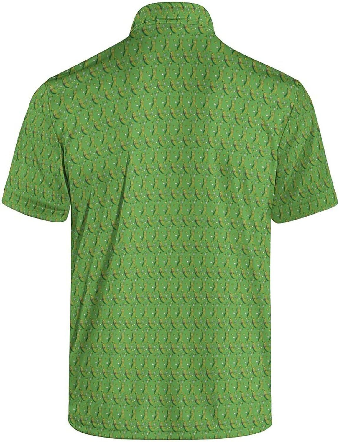 Mens Polo shirt Golf Shirts for Men Funny Golf Polo Shirts Short Sleeve Polo Shirts Moisture Wicking Performance Golf Outfits