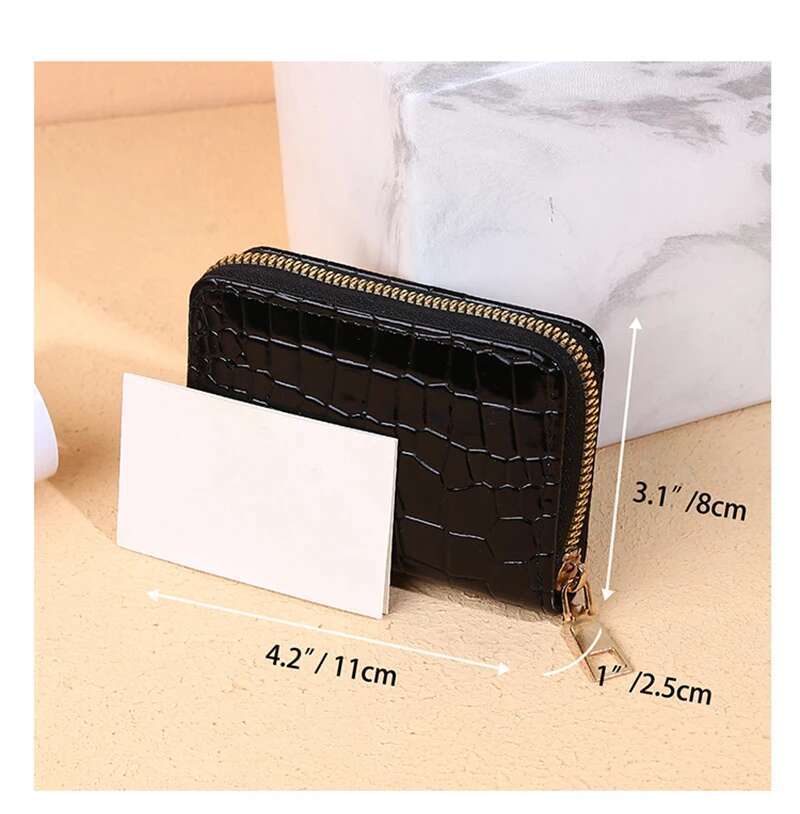 2023 New Embroidered Short Pu Soft Leather Purse Ultra-Thin Women'S Small Wallet Card Coin Bag Portable Storage Wallets