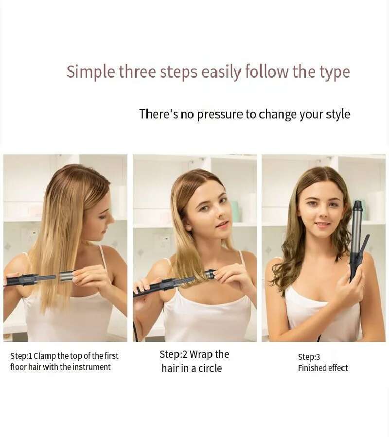 Air Brush Curler Dryer Hair Styling Hot Comb PTC Heating Technology For Hairdressing