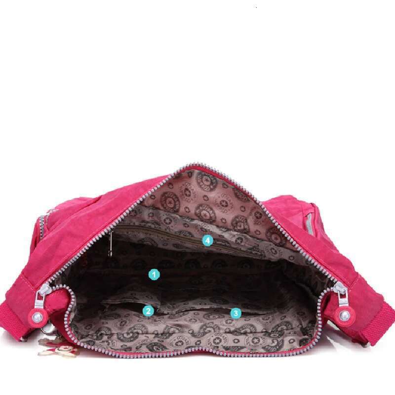 High Quality A4 Men Women Shoulder Messenger Bag Cross Body Large Capacity Purse Waterproof Lightweight Blue Purple Red M1304