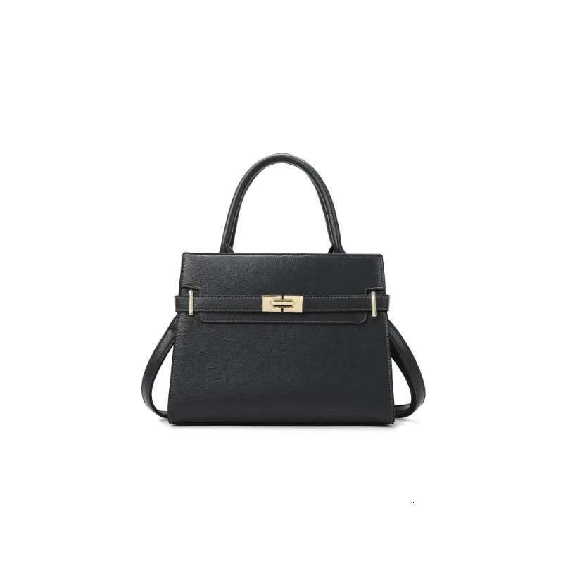Women's Soft Leather Handbag Simple Small Square Casual Women's Bucket Fashionable Single Shoulder Crossbody Bag