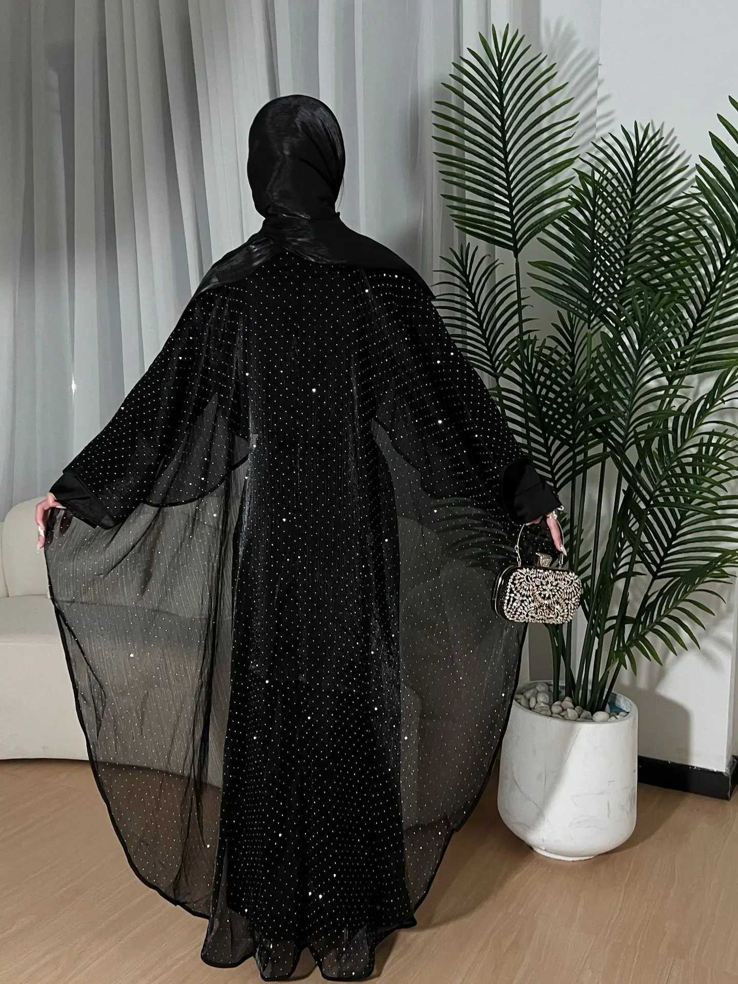 Eid Djellaba Luxury Dubai Abayas for Women Muslim Set 2 Piece Dress Ramadan Cloak Cape Khimar Jalabiya Turkey Kaftan Ka Robe X250514