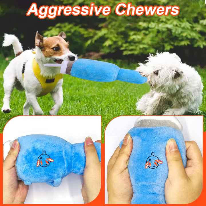 Dog Squeaky Toys to Keep Them Busy, Funny Water Cup Plush for Small Medium Dogs, Cute Stuffed Puppy Toy, Pet Products, Gift for Dogs of All Breeds 2PC