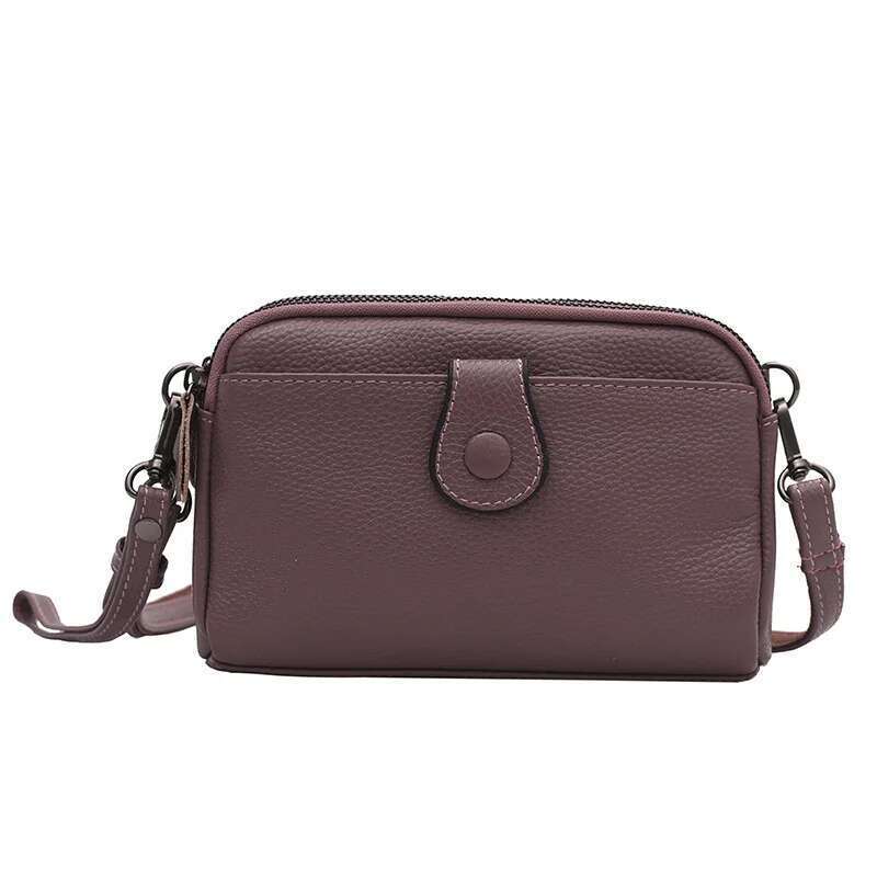 Genuine Leather Shoulder New Casual Female Small Crossbody Bags For Women Cell Phone Bag Day Clutches