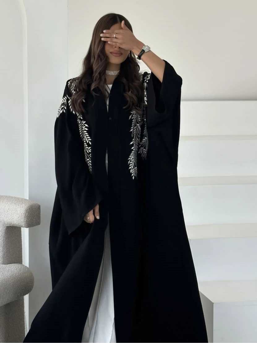 Eid Women Abaya Dress Embroidery Muslim Caftan Ramadan Morocco Dubai Kaftan Party Long Robe Jalabiya Islam 2025 Vestidos Largos X250514