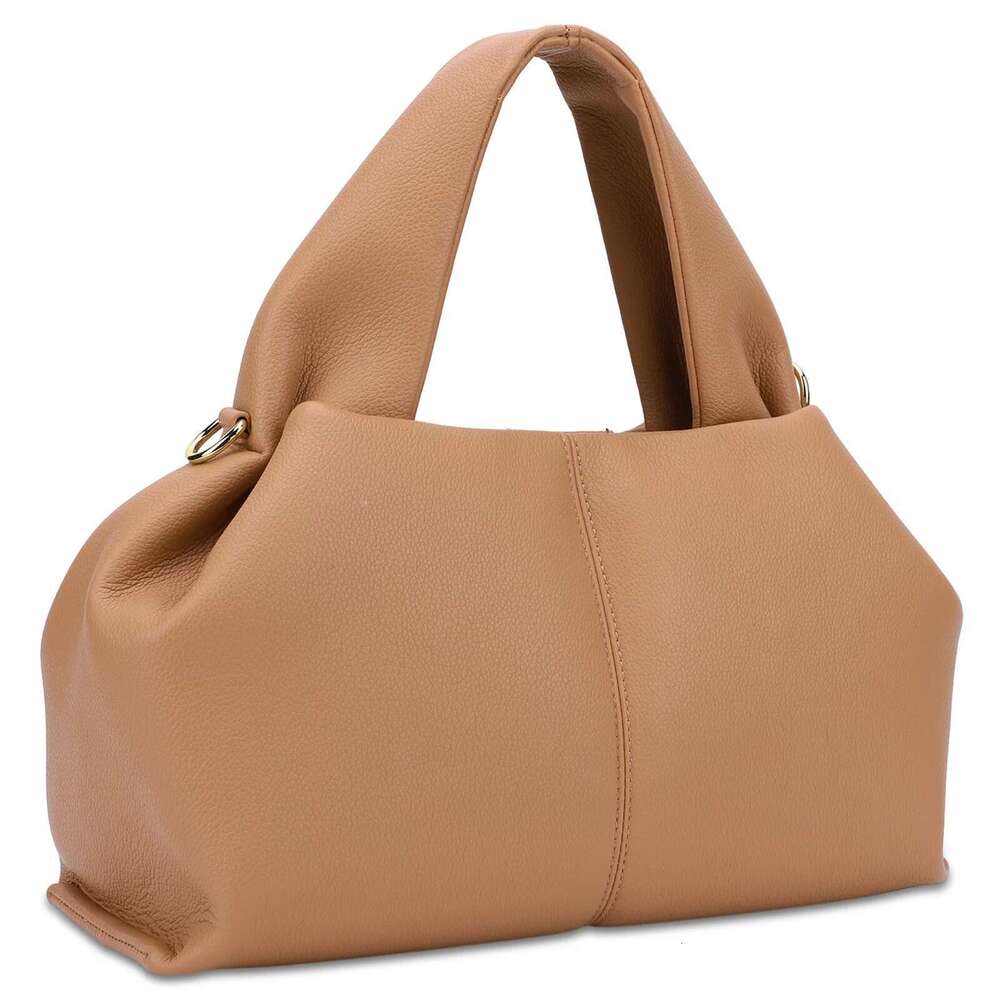 Women PU Crossbody Cloud Leather Shoulder Pleated Fashion Tote Brand Designer Bag Hobo Handbag