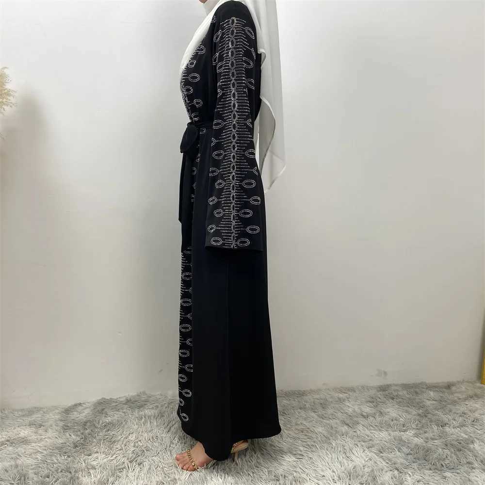 Middle East fashion Muslim women fashion womens Cardigan long dress Dubai Turkey African womens elegant clothing X250514