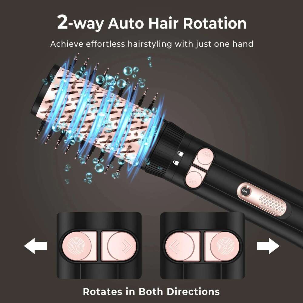 Blow Brush One, 5 in 1 Hair Dryer and Styler Volumizer for Drying Straightening Curling
