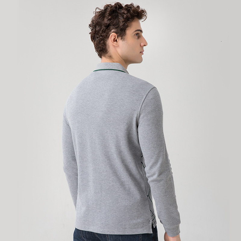 CHCH Classic Fashion Spring and Autumn Sleeve Outing Casual Men's Long Polo Shirt