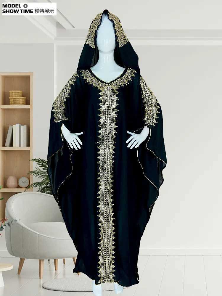 Eid Hooded Abaya Women Muslim Boubou Djellaba Long Maxi Dress Turkey Dubai African Kaftan Islam Morocco Caftan Jalabiya Clothing X250514