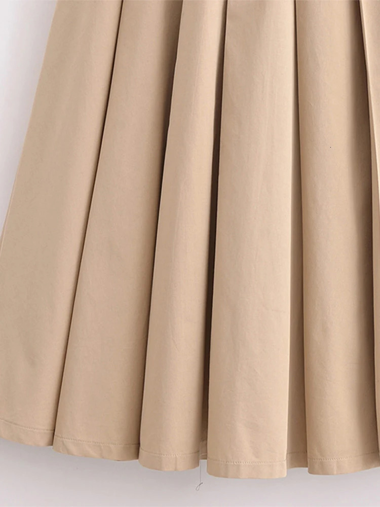 Fashion Patchwork Pleated Long Dress With Belt Women Chic Sleeveless Tank Maxi Midi Lady High Waist Holiday Party Vestidos 250514