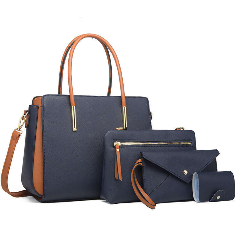 Tote Bag New Trendy Women S Fashionable Colored Four Piece Set Mother Fresh Crossbody Shoulder Bag Handbag KQ