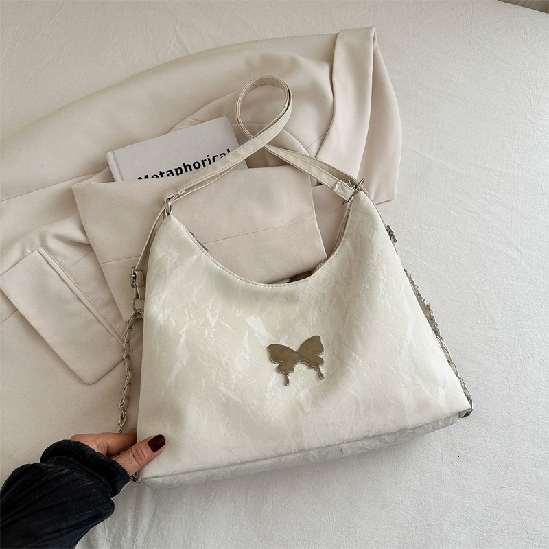 Free Delivery Designer Bag Small Versatile Butterfly Gentle Single Shoulder For Women 2025 Spring And Summer High End Texture Backpack Tote Luxury Bag