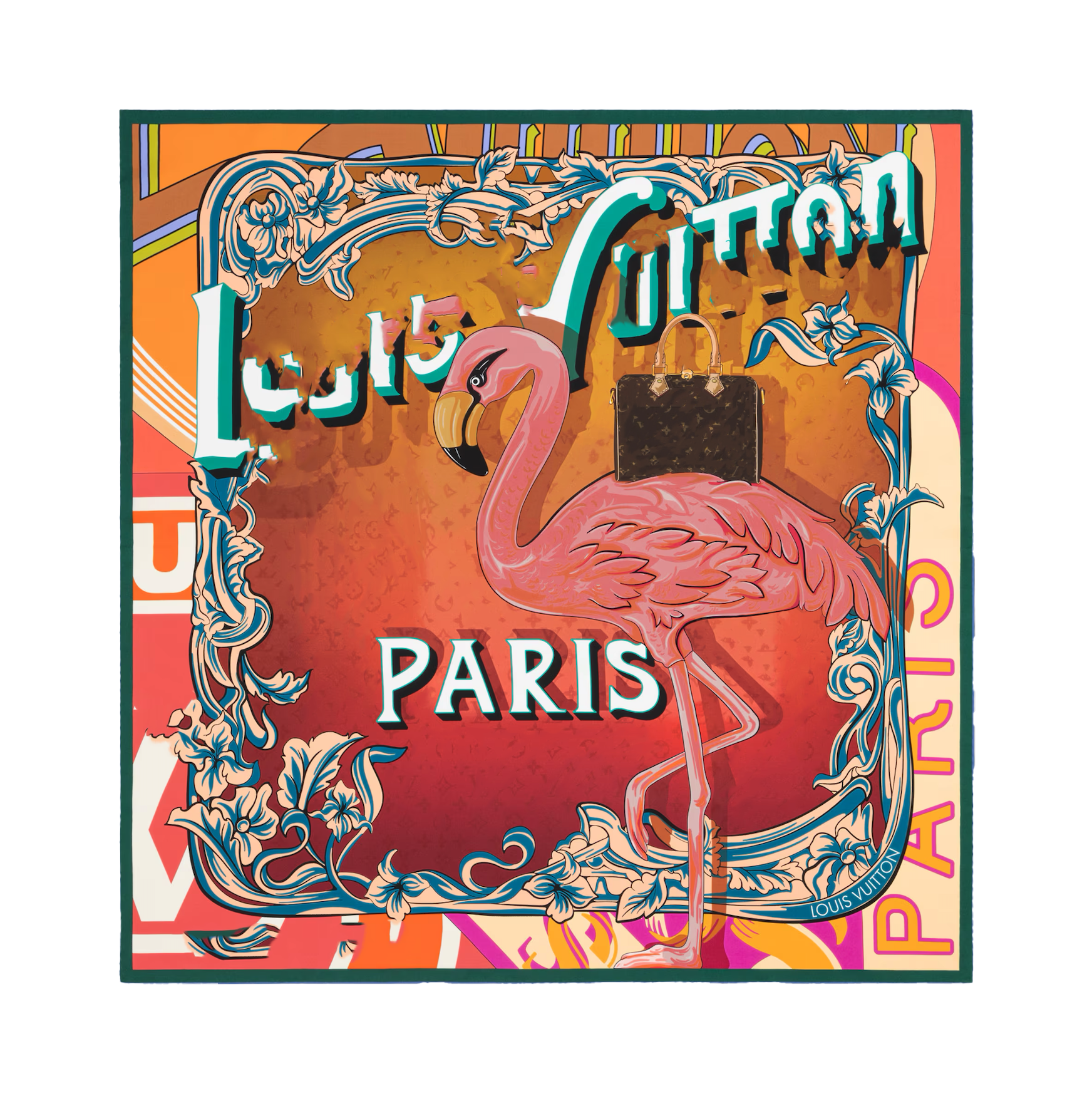 M96343 THROUGH THE WINDOW 90 Designer Silk Scarf Head Scarf Designer Headband Shawl Character Letter Animal Print Dot Neckerchiefs luxury hems Headband