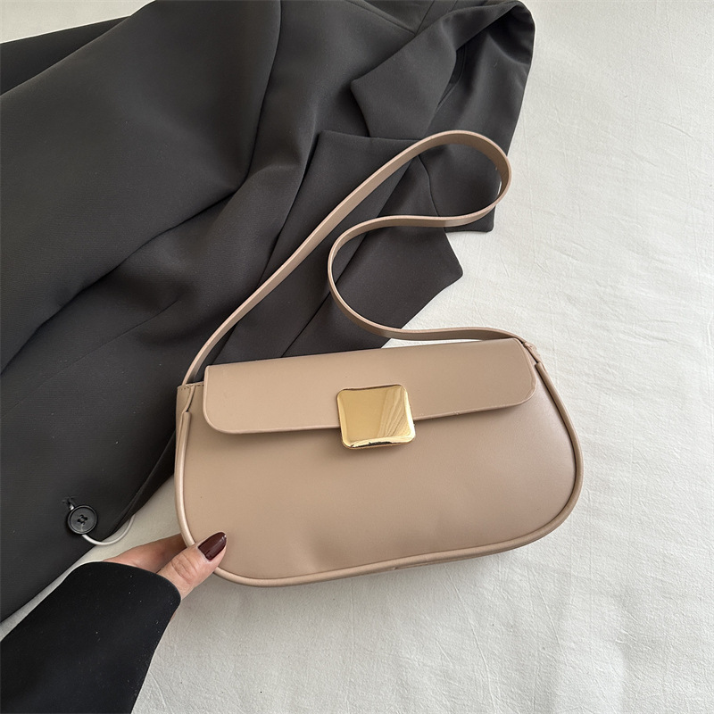 Luxury Bag Single Shoulder Korean Version Simple Casual Texture Crossbody Large Capacity Handheld Commuting Fashionable New Free Delivery Designer Bag